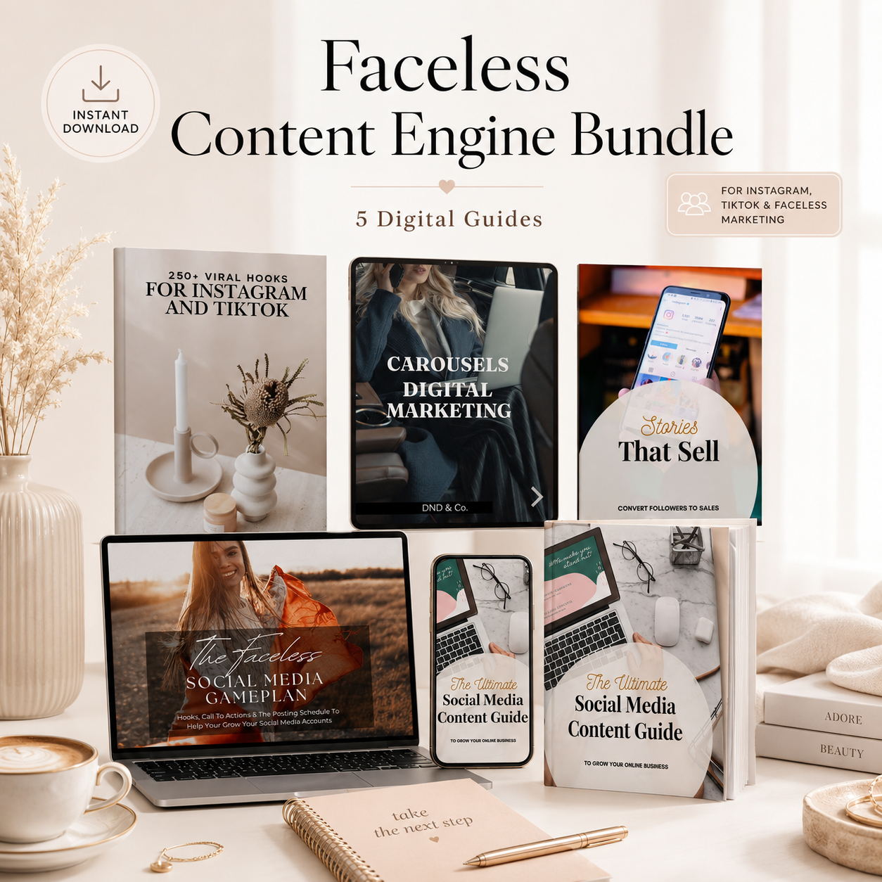 Instagram & TikTok Growth Content Kit